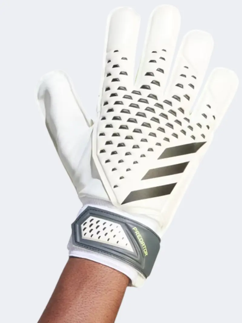 Adidas Predator Men'S Football Gloves – White/Lemon/Black 1