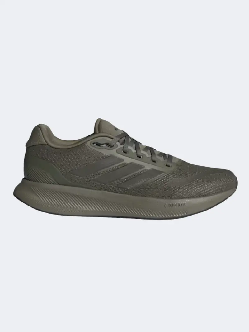 Adidas Runfalcon 5 Men'S Entry-Level Running Shoes – Olive Strata & Black 1