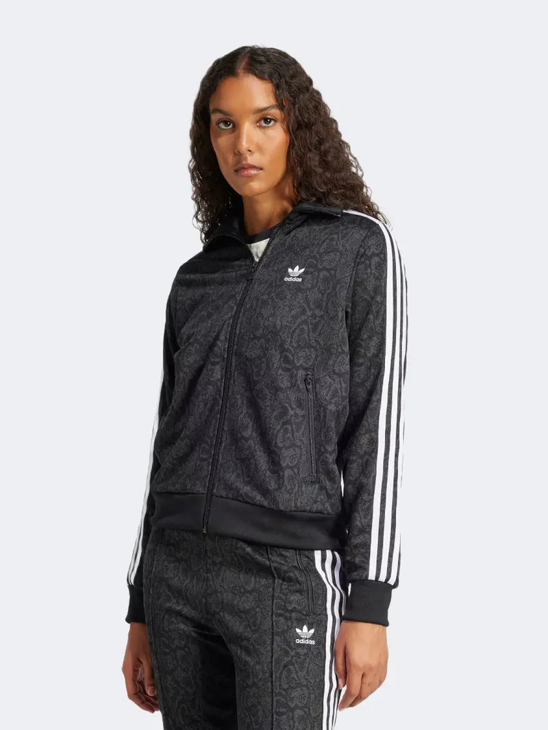 Adidas Snake Firebird Women'S Black & Multicolor Track Top 1