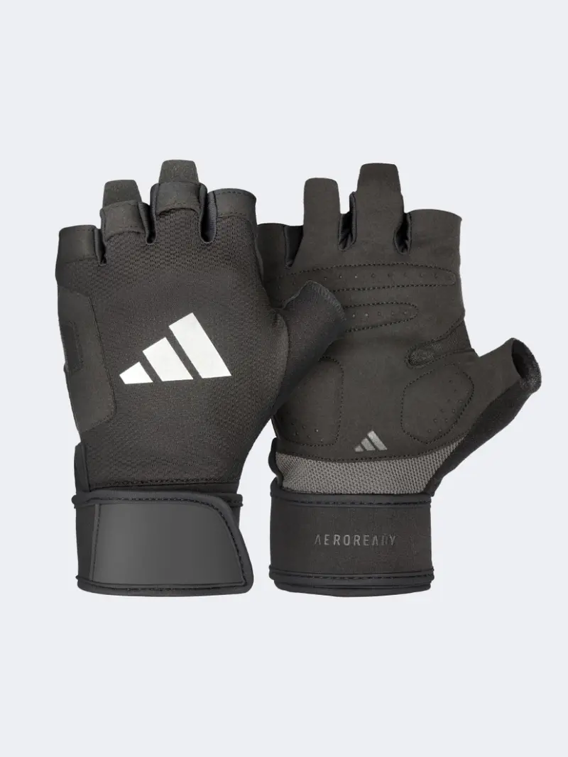 Adidas Strength Training Gloves With Palm Padding – Black 1