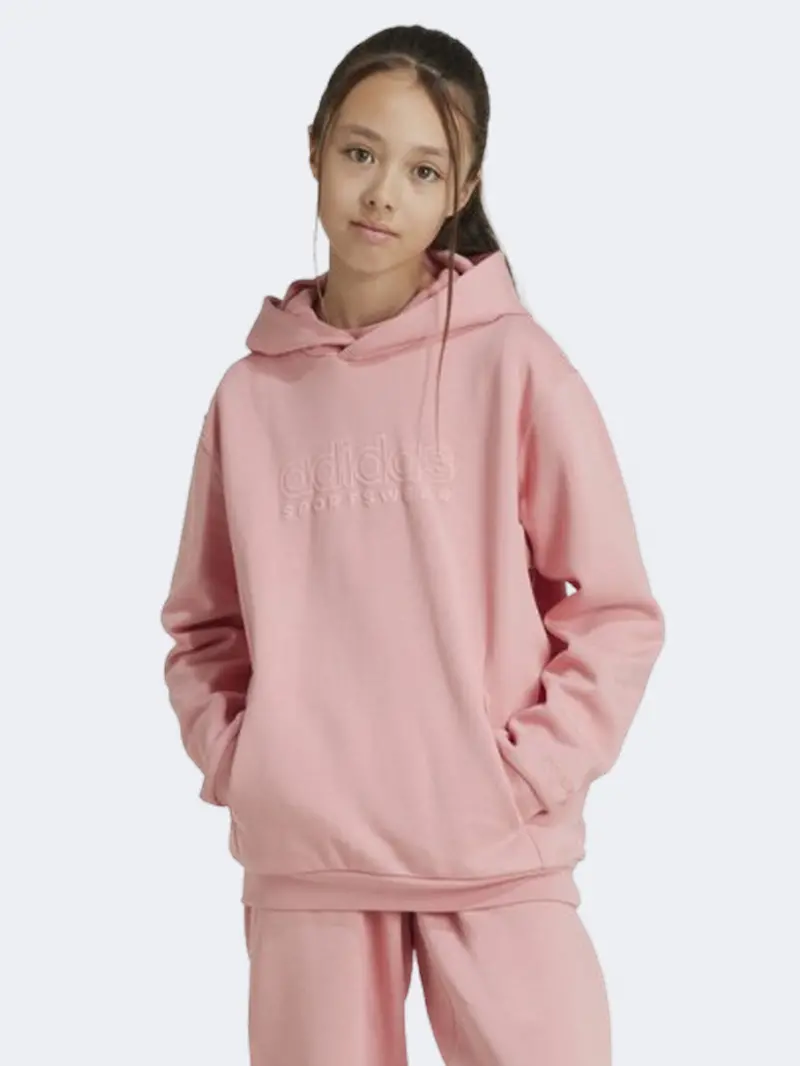 Adidas Szn Graphic Hoodie For Girls – Semi-Pink Spark 1