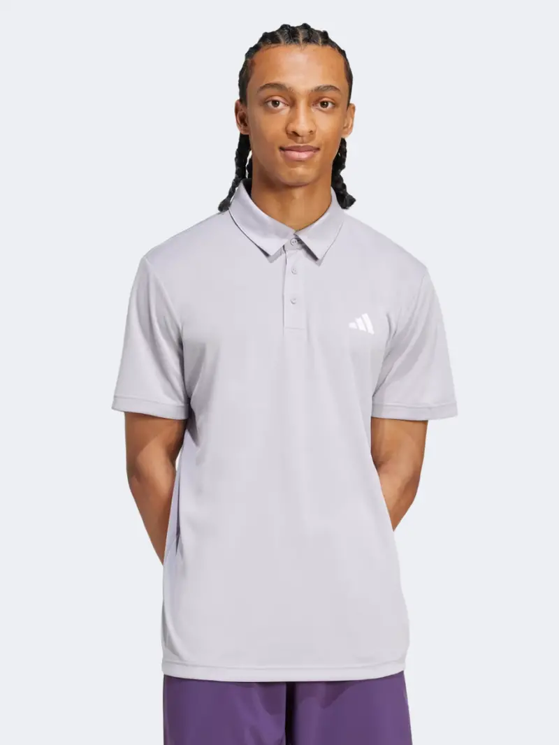 Adidas Tennis Fab Men'S Polo Shirt – Glory Grey 1