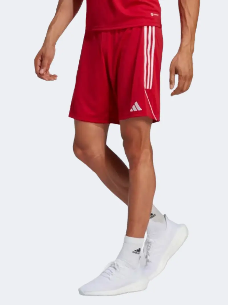 Adidas Tiro 23 Men'S Football Training Shorts – Power Red & White 1