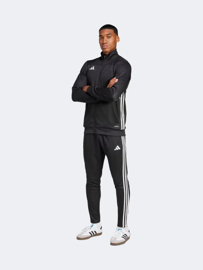 Adidas Tiro 25 Essentials Men'S Black And White Football Tracksuit Set 1