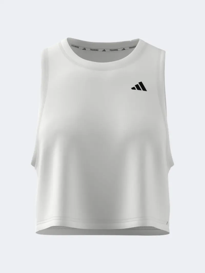 Adidas Train Essentials Boxy Women'S Workout Tank – White 1
