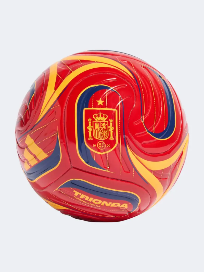 Adidas Trionda Spain Mini Soccer Ball – Home Team Design, Vivid Red 1