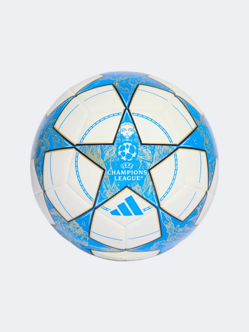 Adidas Ucl 2025–26 League Stage Football – White/Blue/Gold 1