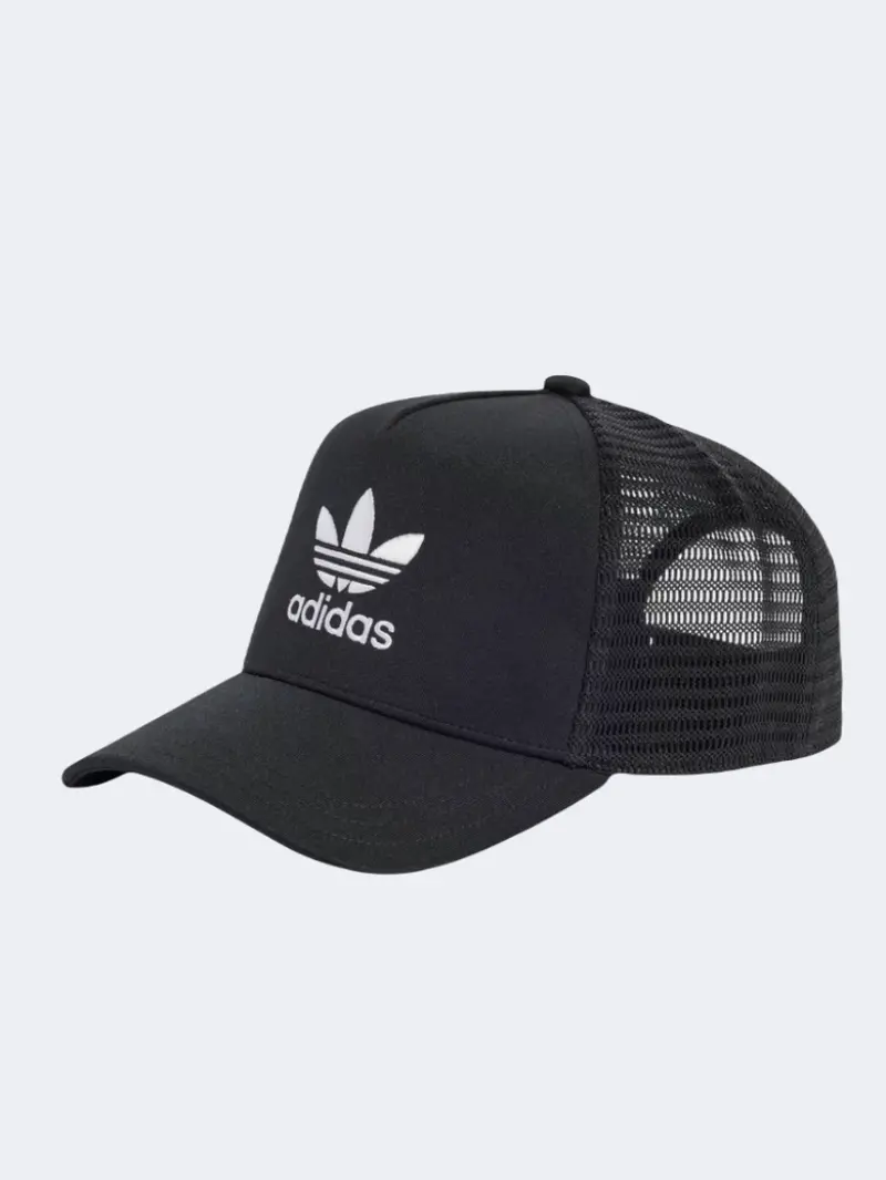 Adidas Unisex Adicolor Classic Curved Foam Cap In Black 1