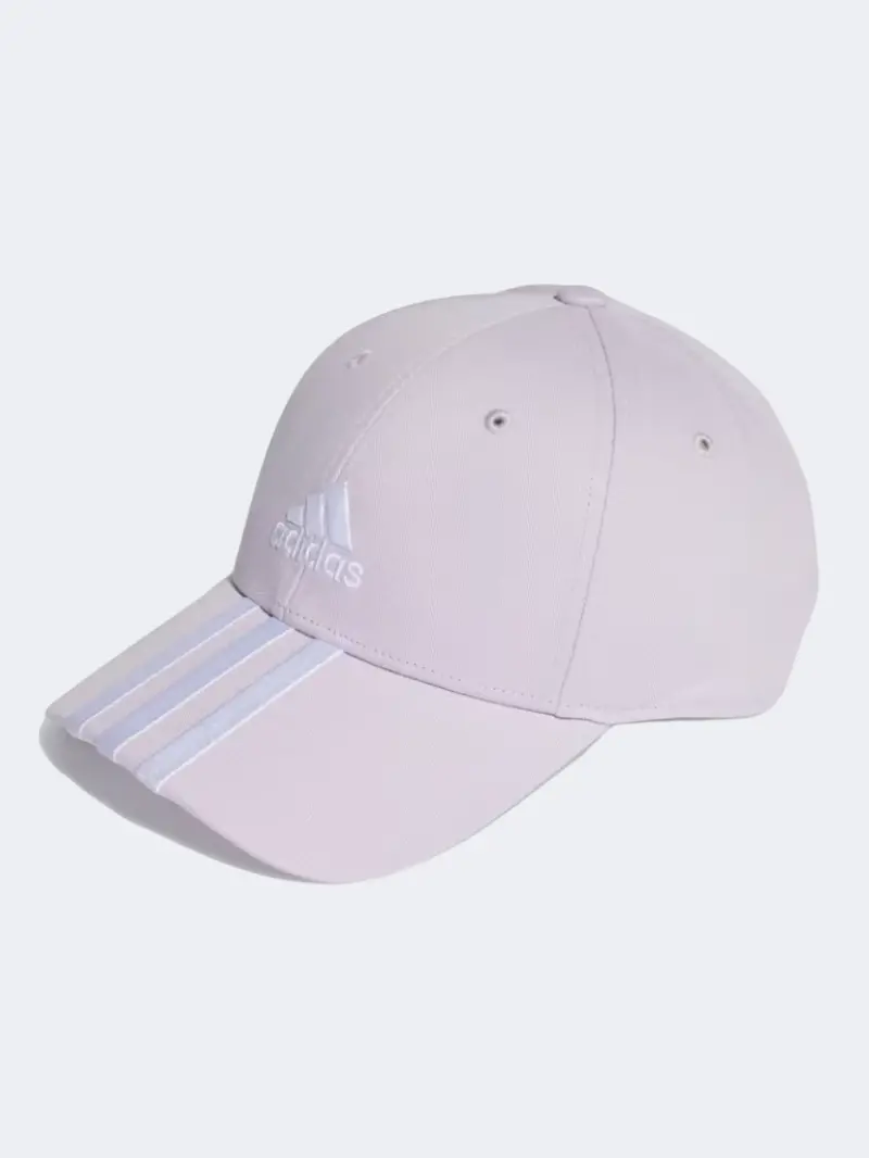 Adidas Unisex Baseball 3S Training Cap – Silver Dawn & White 1