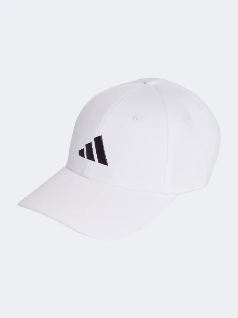 Adidas Unisex Baseball Training Cap – White & Black New Logo 1