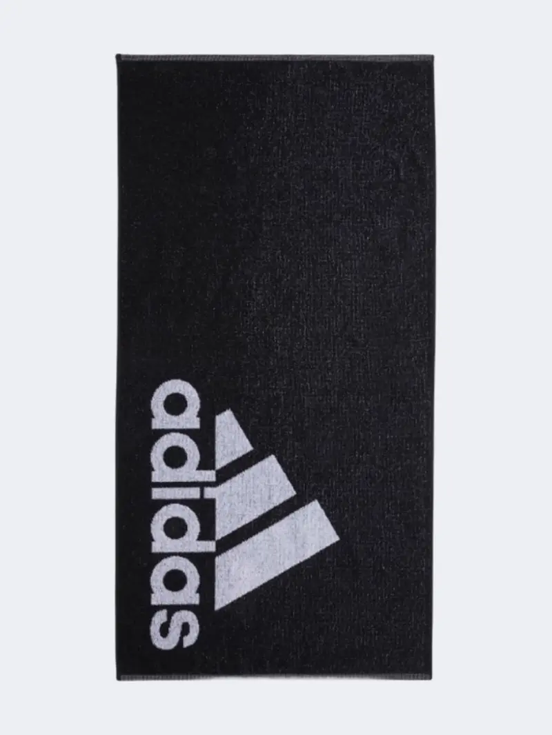 Adidas Unisex Small Swim Towel – Black And White Contrast Design 1