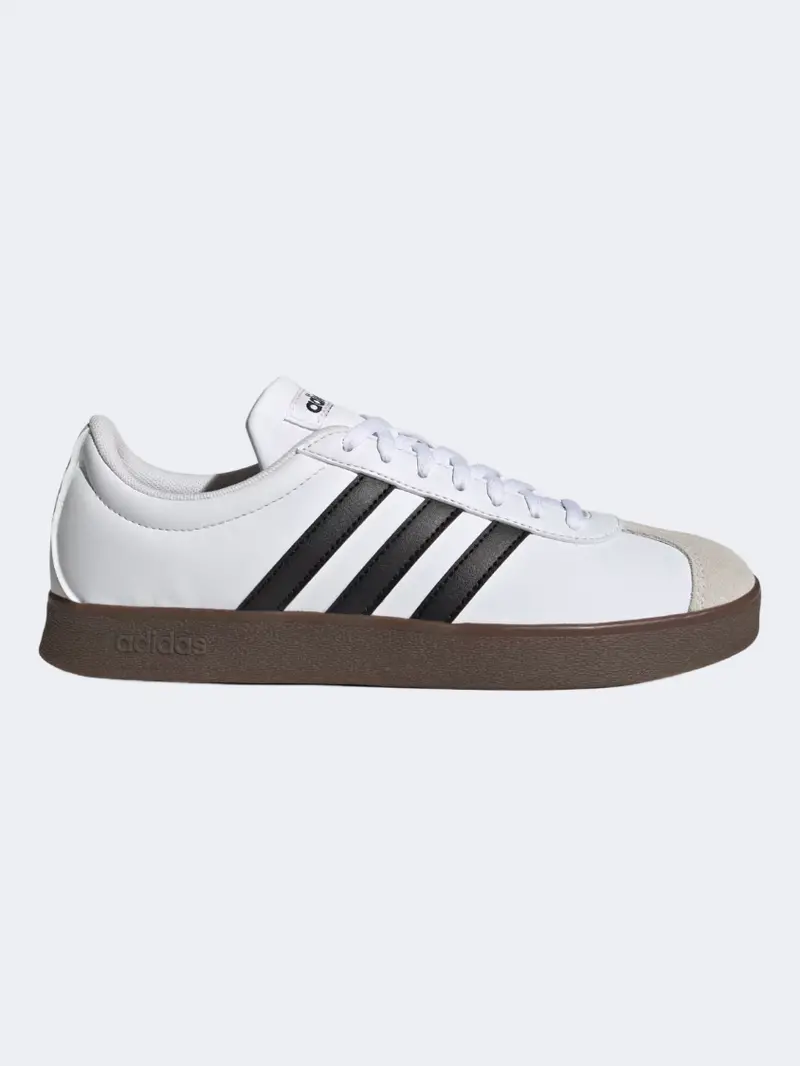 Adidas Vl Court Base Women'S Sportswear Sneakers – White, Black & Grey 1