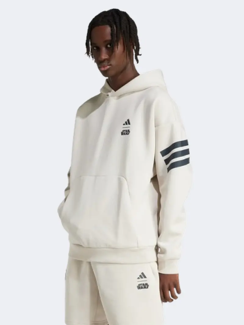 Adidas X Star Wars The Mandalorian Men'S Pullover Hoodie – Bliss Blue 1