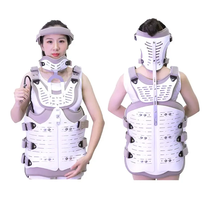 Adjustable Cervico-Thoraco-Lumbar Orthopedic Brace: Post-Surgical Spinal Stabilization & Fracture Recovery Support 1