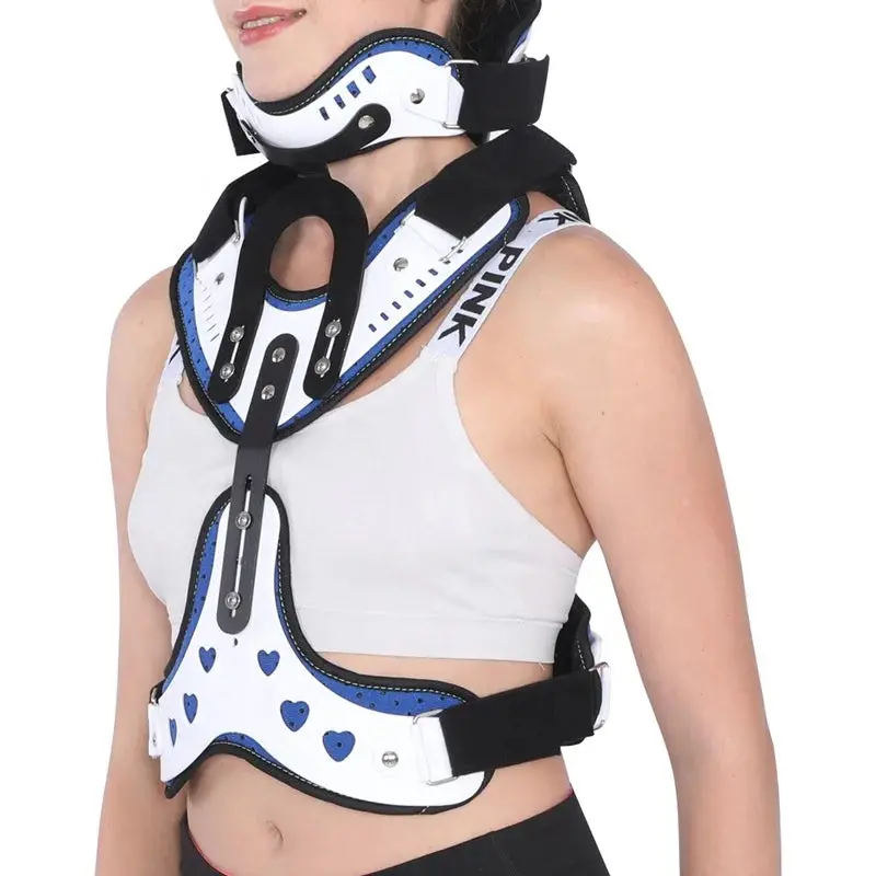 Adjustable Cervicothoracic Orthosis – Multi-Position Traction Brace With Neck, Thoracic, And Lumbar Support 1