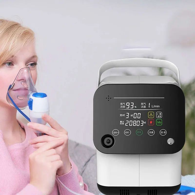Adjustable Home & Travel Oxygen Concentrator – 1–7 L/Min, Corded Operation Only 1