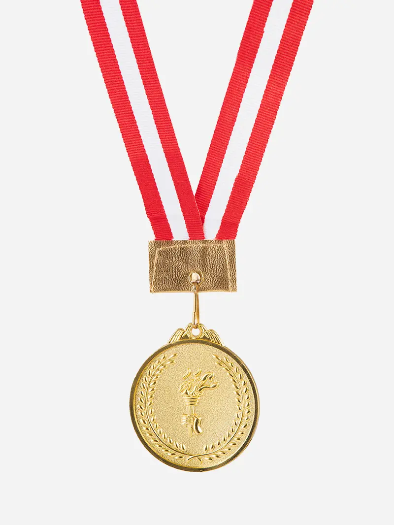 Aln Gold Fitness Medal – 5.5 Cm Round Award For Athletes And Events 1