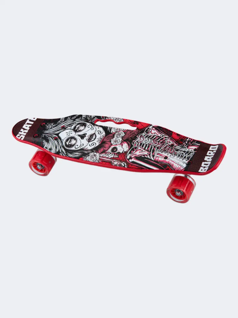 Aln Skateboard Deck – Black And Red 1