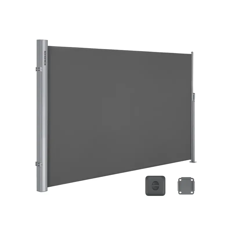 Aluminium Extendable Side Shade – Opaque Outdoor Privacy Screen & Sun Blocker 1