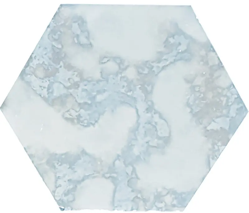 Antique Mirror Hexagon Glass Tile – 5X6 Inches 1