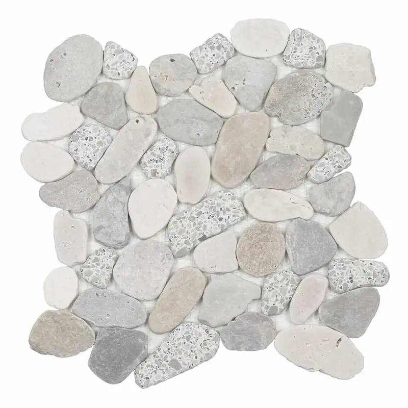 Antique-Style Terrazzo Sliced Mosaic Tile 1