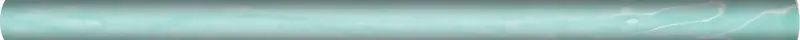 Aqua Teal Accent Trim Tile – 3/8 In X 8 In Glossy Ceramic 1