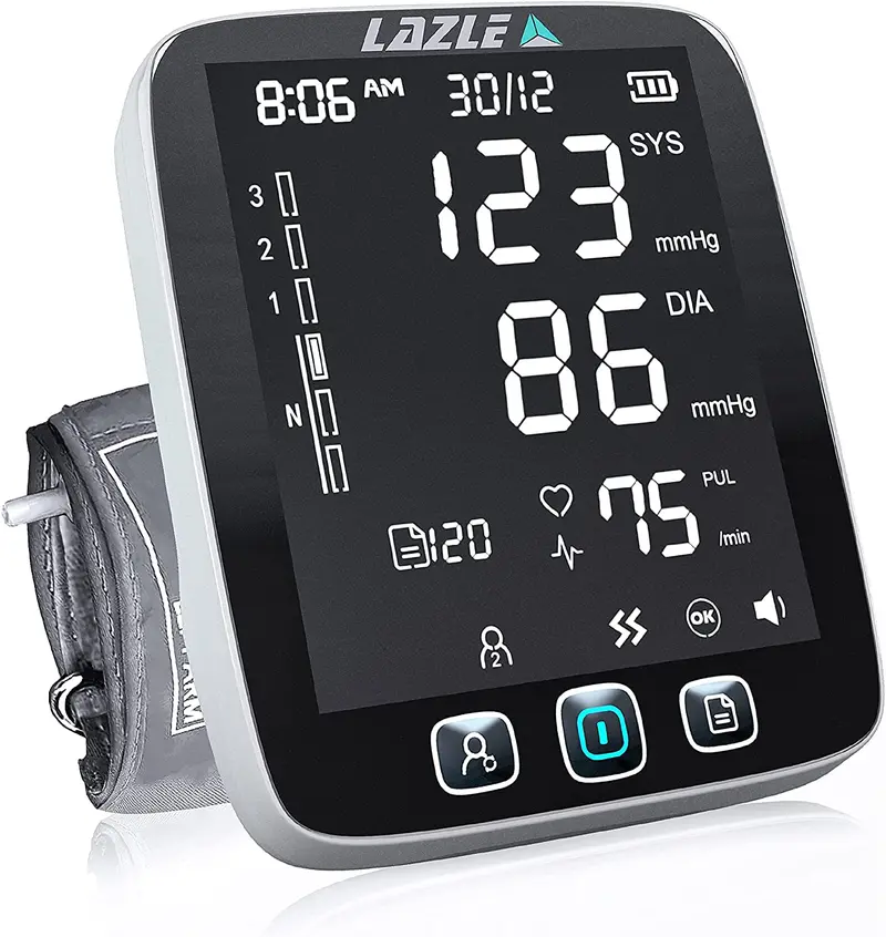 Automatic Upper Arm Blood Pressure Monitor – Wide-Cuff Digital Sphygmomanometer 1