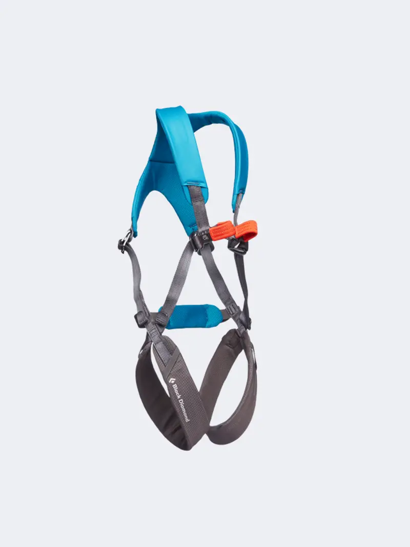 Black Diamond Momentum Kids’ Climbing Harness – Durable Blue Design 1