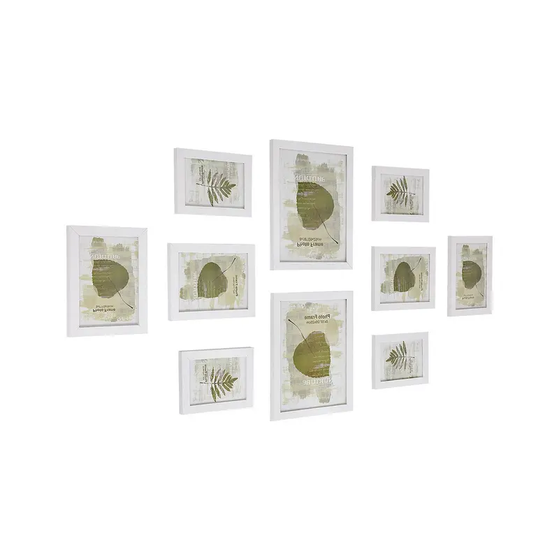 Black Rigid Plastic Picture Frame Set – 10-Piece Assorted Size Display Collection 1