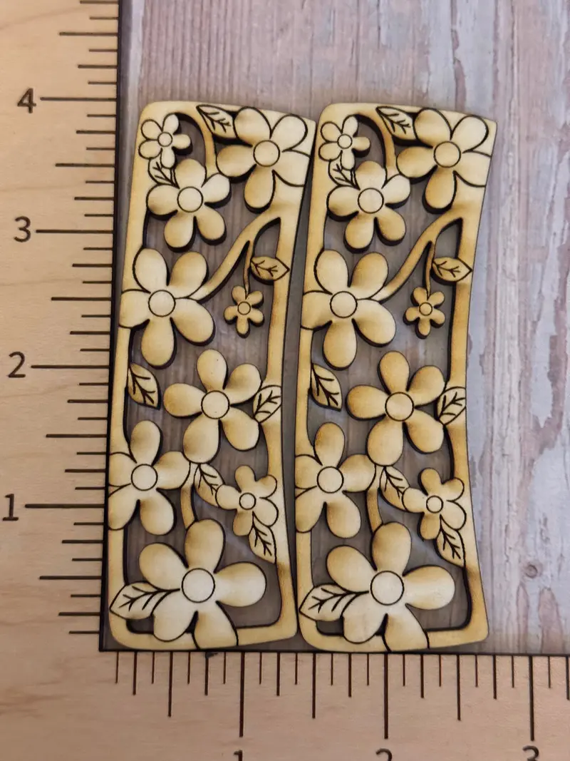 Botanical Floral Hair Claw Clip 1