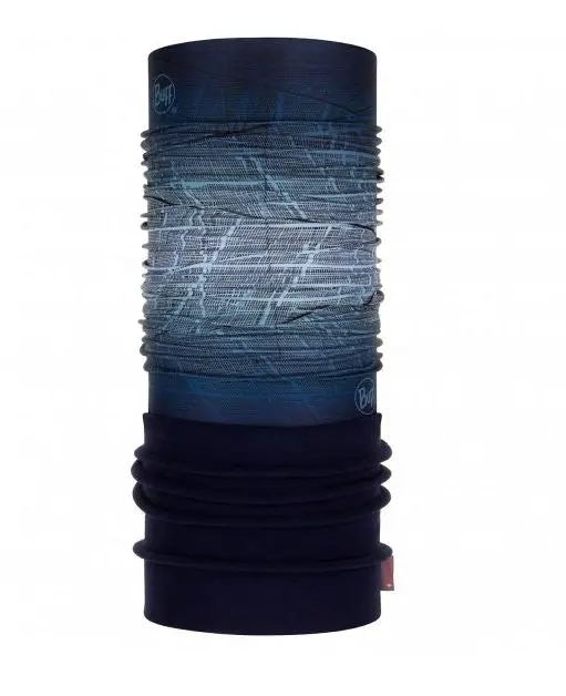 Buff Unisex Polar Toweling Tube Scarf – Deep Blue 1