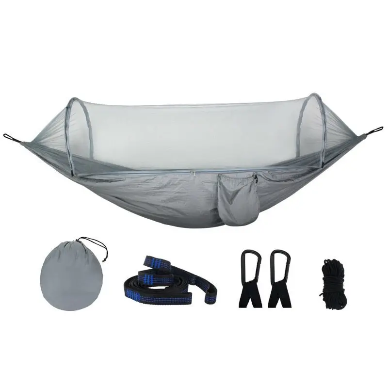 Camping Hammock With Integrated Mosquito Net 1