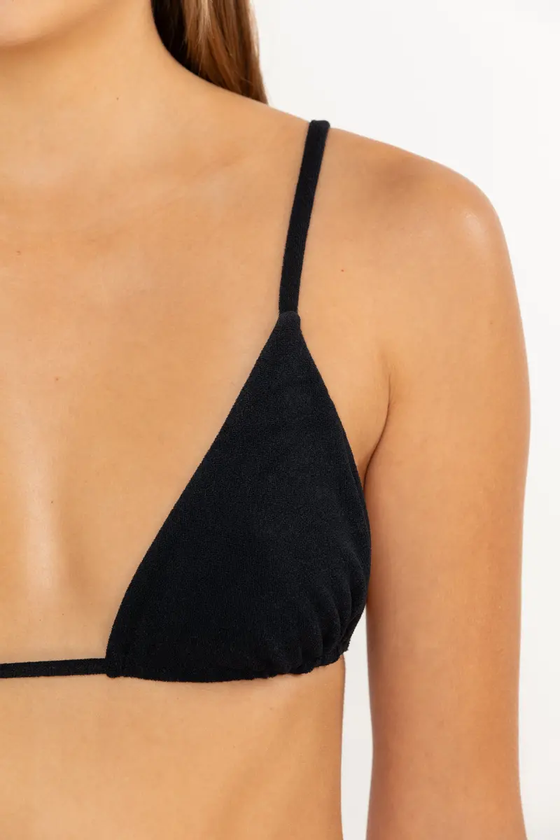 Catalina Plush Swim Top – Soft-Finish Resort Bikini Top For '26 1