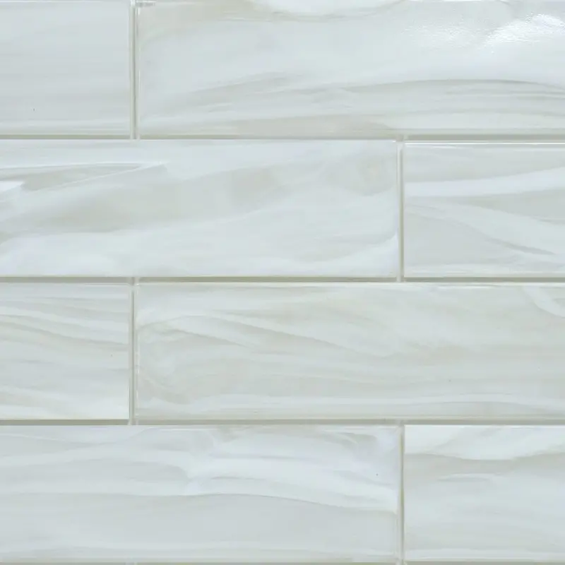 Cloud Matte Liquified Glass Subway Tile – 3X12 Inches 1