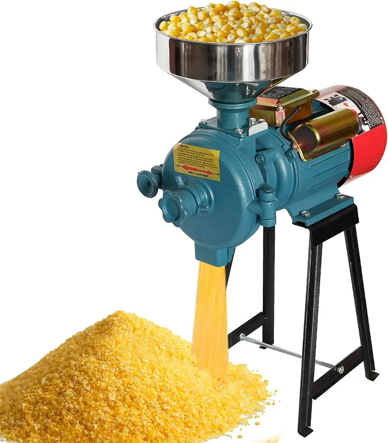Commercial-Grade Electric Grain Mill – Dry Grinding Machine For Corn, Wheat & Animal Feed 1