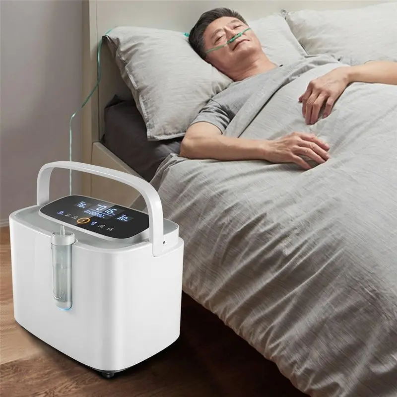 Compact Home & Medical Oxygen Concentrator – Adjustable 1–7 L/Min Flow Rate 1