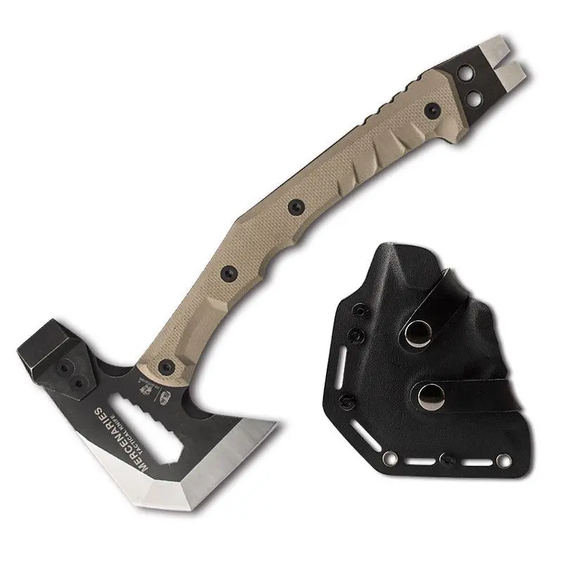 Compact Tactical Camp Axe With Sheath 1