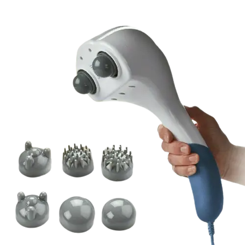 Cordless Handheld Percussion Massager – Full-Body Electric Vibrating Wand For Neck, Back & Muscles 1
