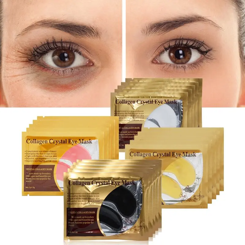 Crystal-Infused Collagen Eye Masks – Hydrating Under-Eye Treatment 1