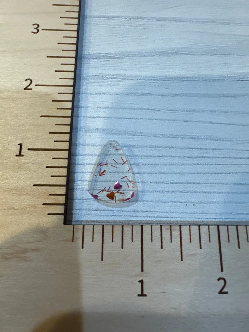 Cupid-Themed Heart Acrylic Sheet 1