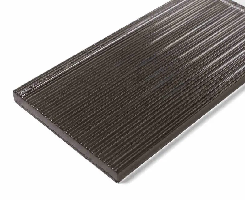 Dark Chocolate Textured Glass Subway Tile – 3X6 1