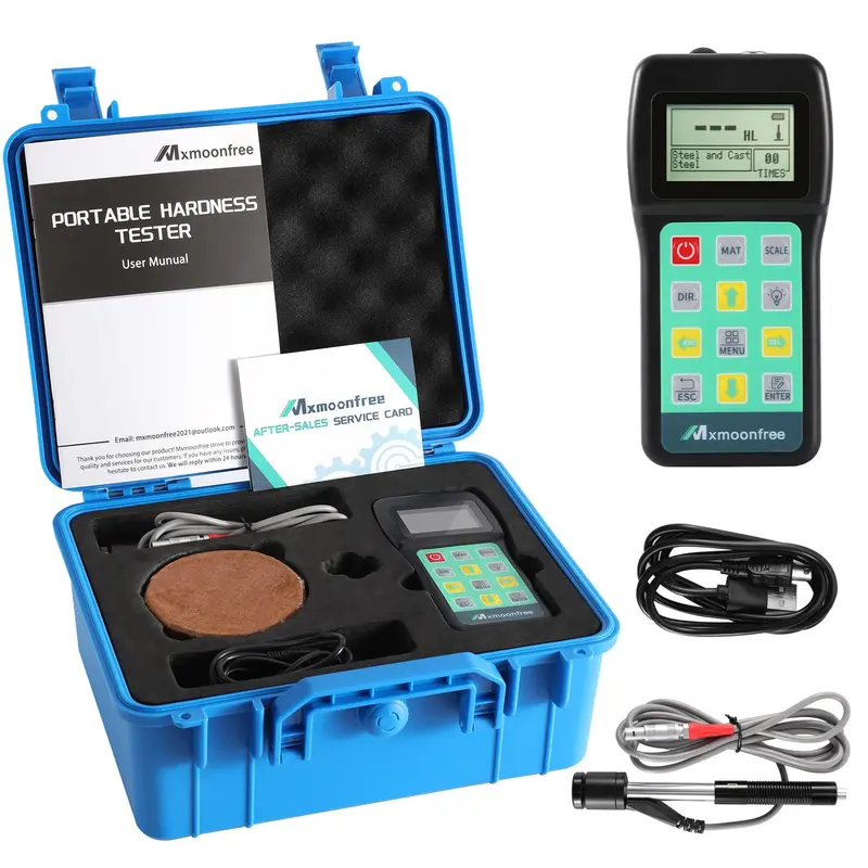 Digital Portable Hardness Tester – Non-Destructive Multi-Scale Measurement Kit 1
