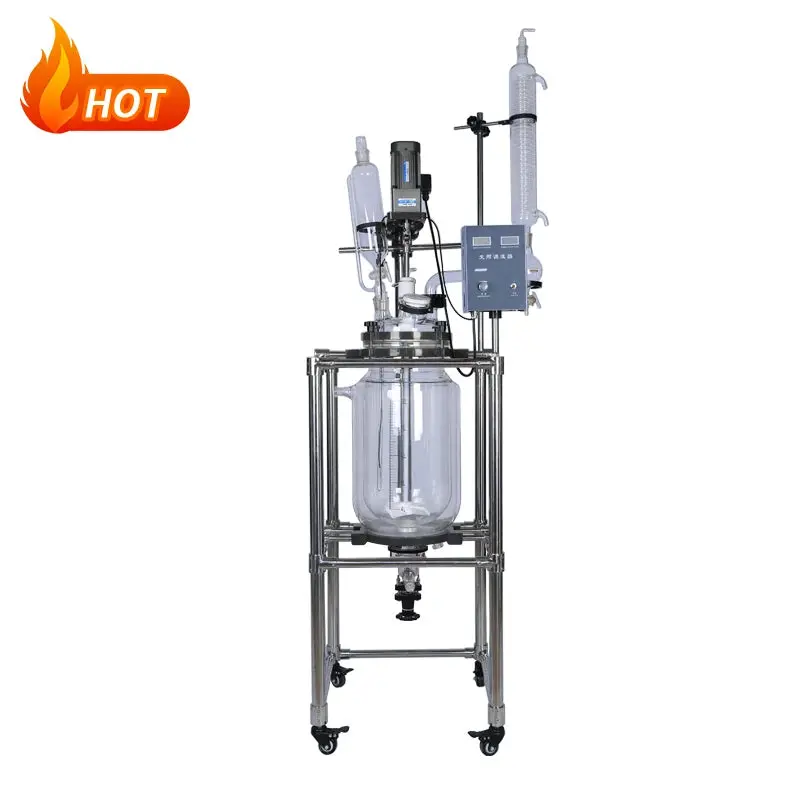 Double-Layer Glass Soxhlet Extractor: Durable Laboratory Reactor For Solvent-Based Compound Isolation 1