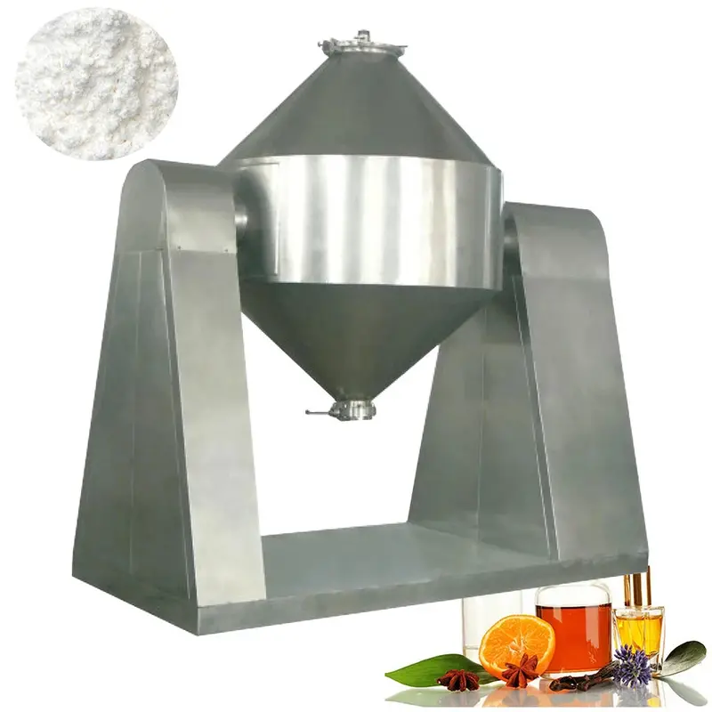 Dual-Function Rotary Vacuum Mixer-Dryer For Uniform Blending And Low-Temp Drying Of Powders 1