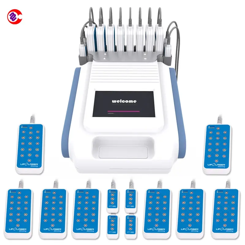 Dual-Wavelength 650Nm & 980Nm Lipolaser Slimming System With 12 Flexible Pads For Professional Salons 1