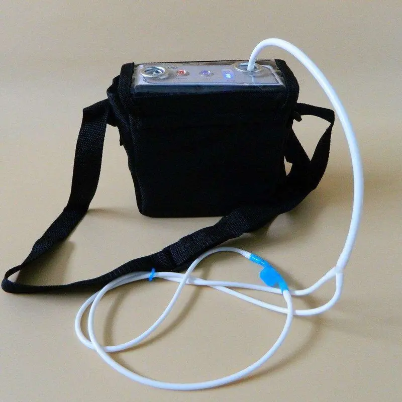 Durable Black Carry Bag Designed For Mini Portable Oxygen Concentrators 1