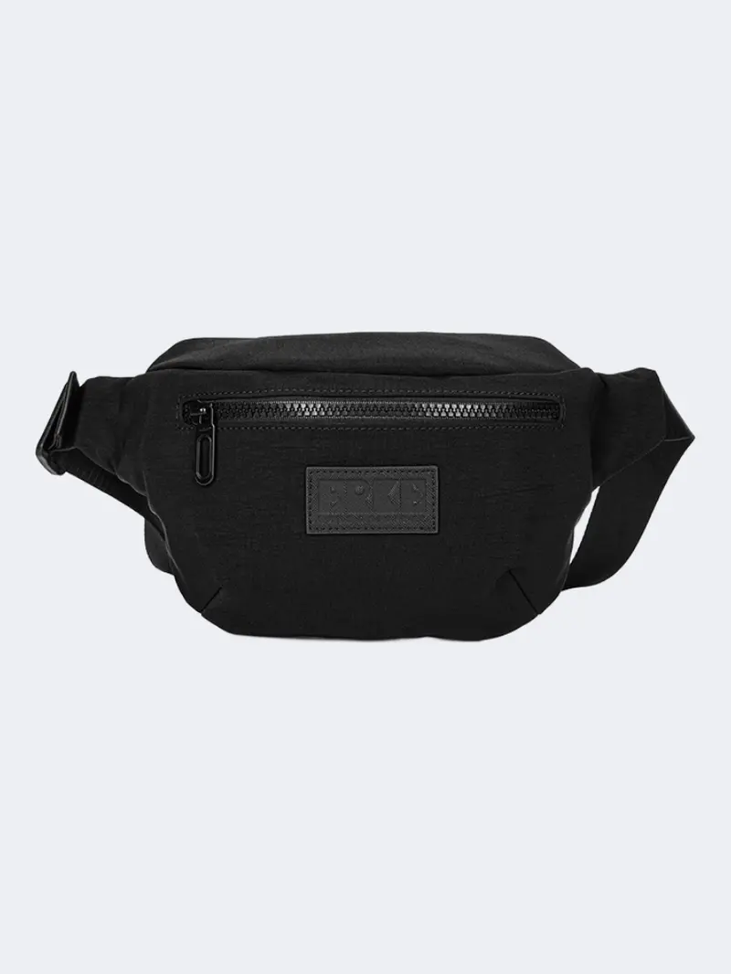 Erke Adjustable Shoulder Carry Bag – Unisex Minimalist Black Design 1