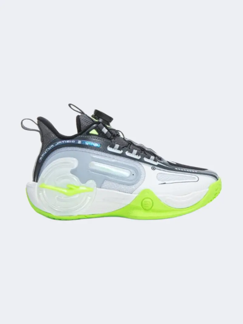Erke Boys' Basketball Shoes – Charcoal & Slate Grey 1