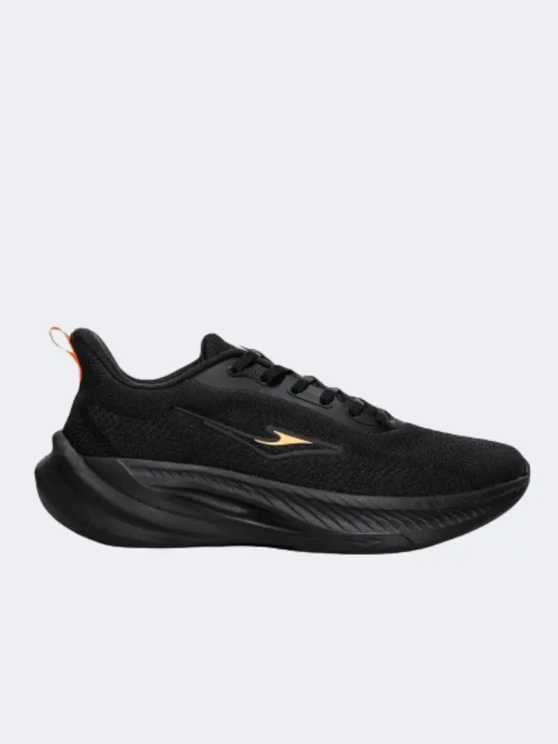 Erke Cushioning Men'S Running Shoes – Black & Orange 1