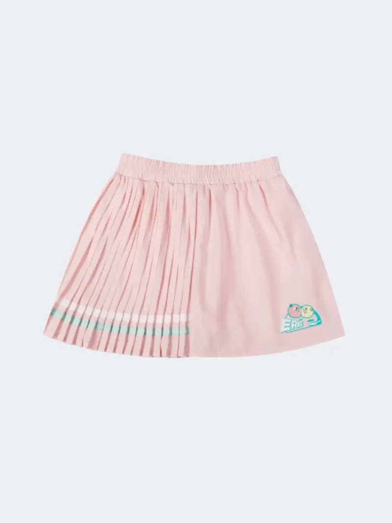 Erke Girls' Pink Lifestyle Skirt – Playful Fillibeg Design 1